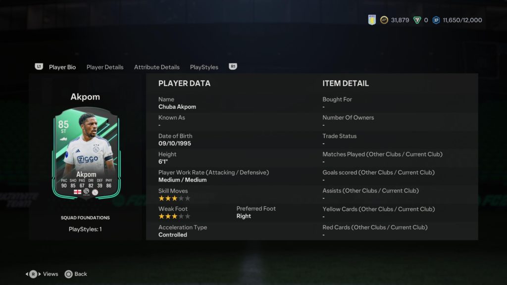 Screenshot of akpom sbc