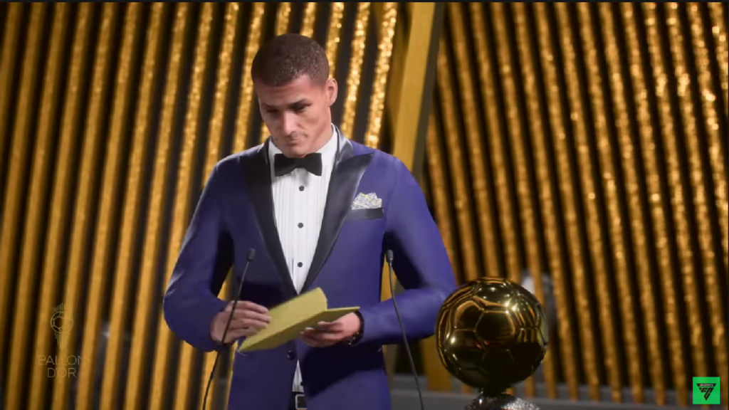 Picture of Ballon d'Or ceremony in EA FC 24