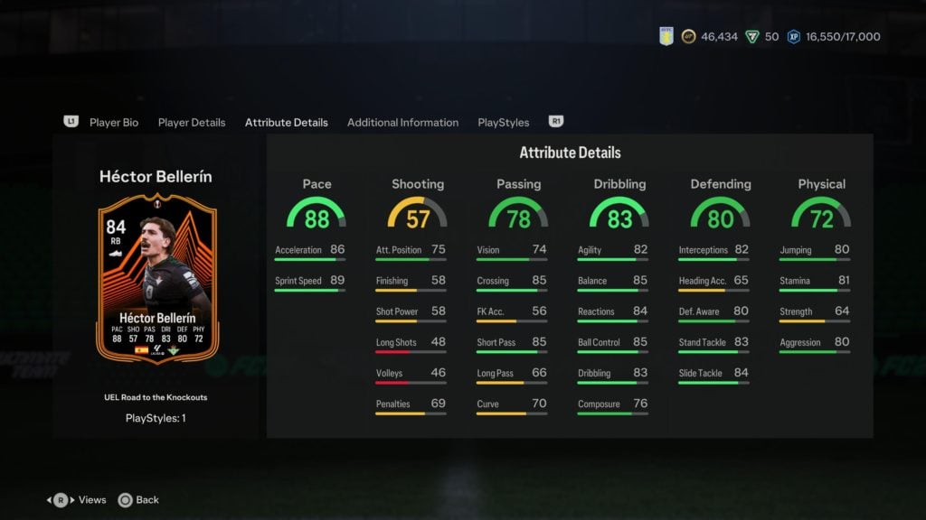 Screenshot of sbc Bellerin